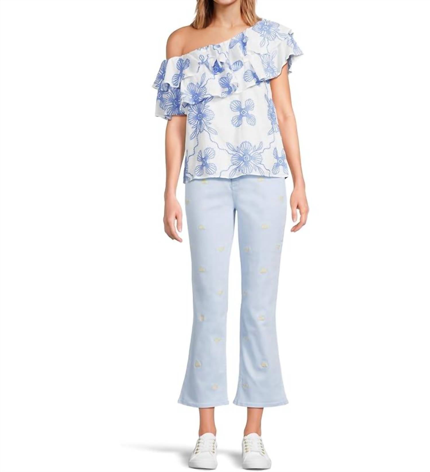Lilly Pulitzer - Women's Trixie One Shoulder Ruffle Top