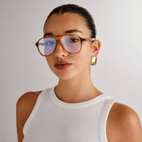 Le Specs - Women's Tragic Magic Blue Light Aviators Glasses