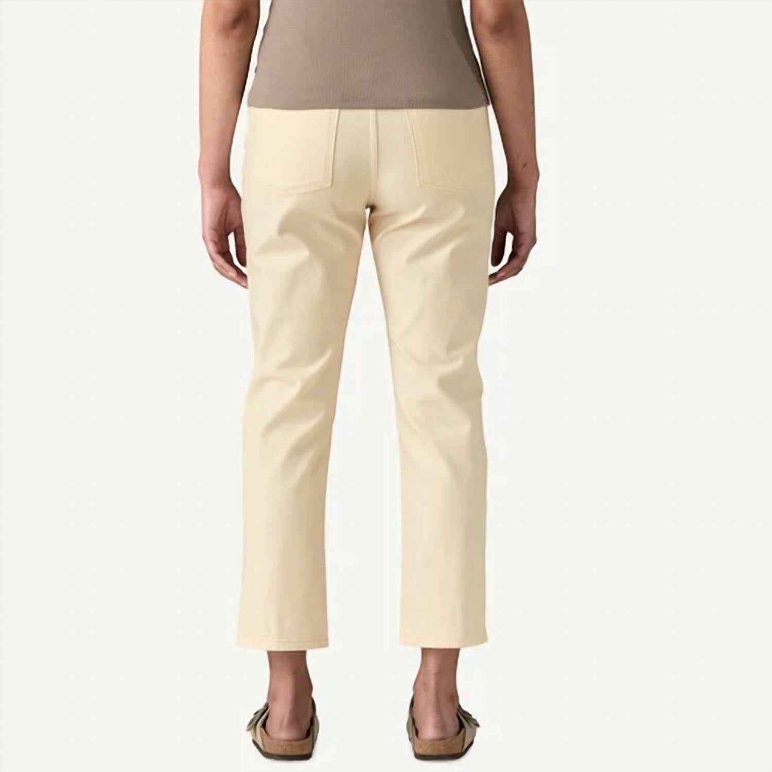 Patagonia Classic Straight Pants in natural - women's pants - detail view