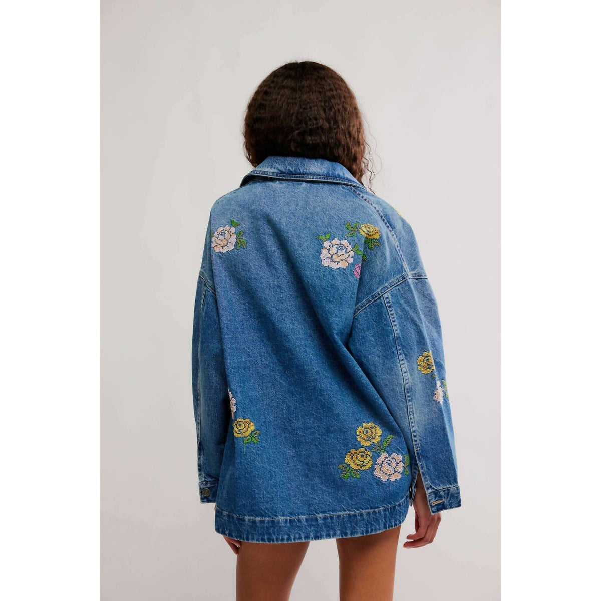Free People - Women's Madison City Embroidered Cowboy Romance Jacket