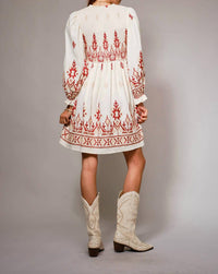 Blue B - Belinda Boho Embroidered Dress