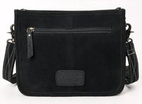 American Darling Women's Boot Stitch Crossbody Bag in black - women's bag - detail view