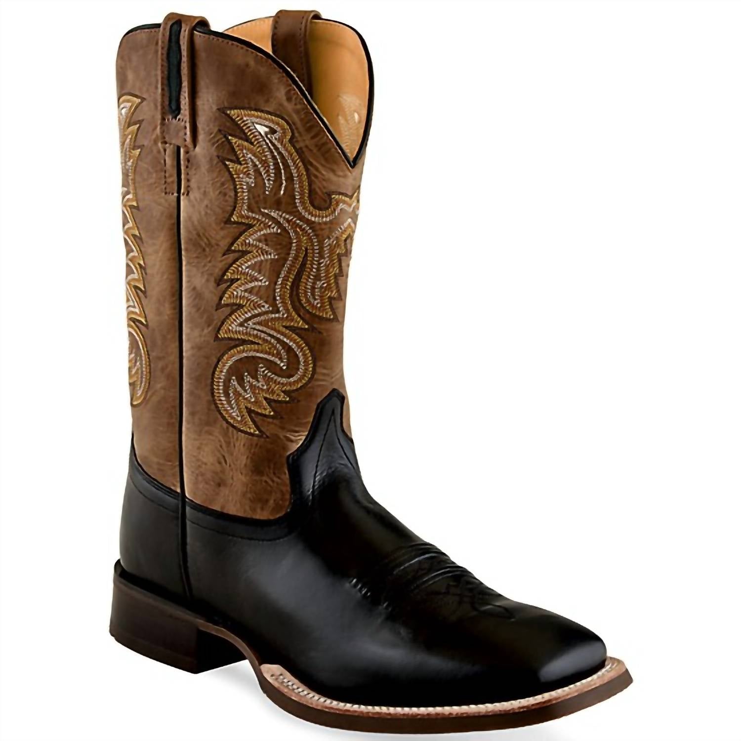 Old West Men's Western Boots in brown black - men's boots