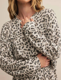 Z Supply - Luxe Leopard Long Sleeve Top