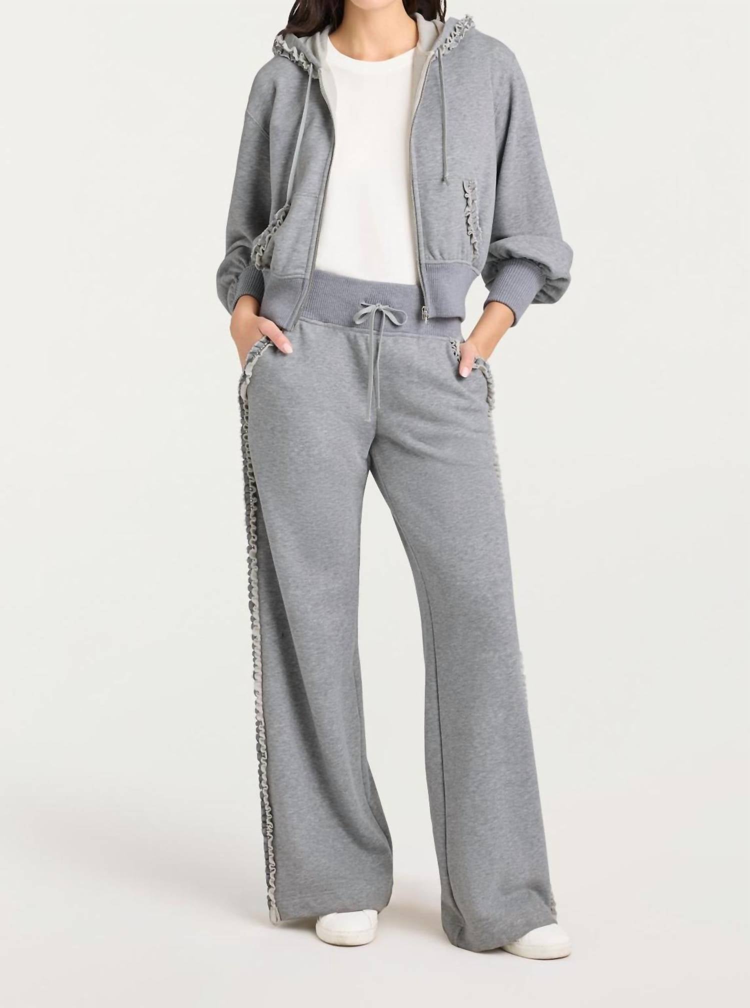 Cinq A Sept - Heather Maddie Zip Up Sweatshirt