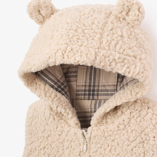 Elegant Baby - Baby Sherpa Hooded Vest