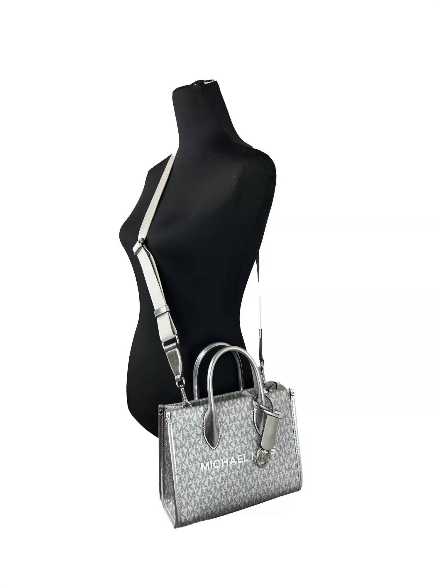 Michael Kors - Women's Mirella Signature Top Zip Tote Bag Small