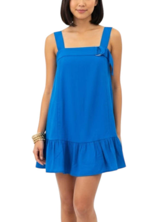 Day + Moon - Drop Waist Denim Mini Dress