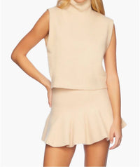 Susana Monaco - Mapache Flare Sweater Miniskirt