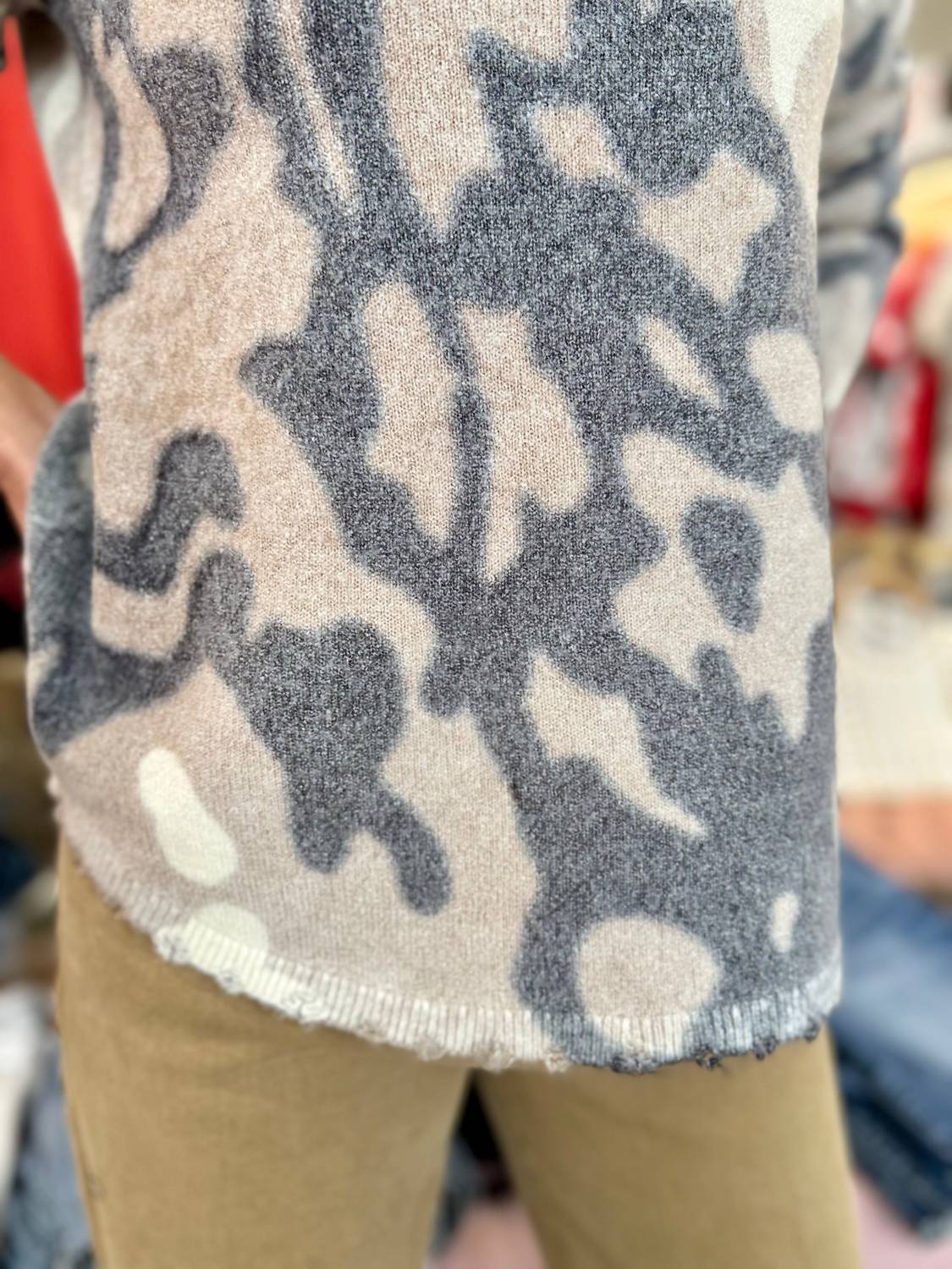 Charlie B - Printed Reversible Sweater