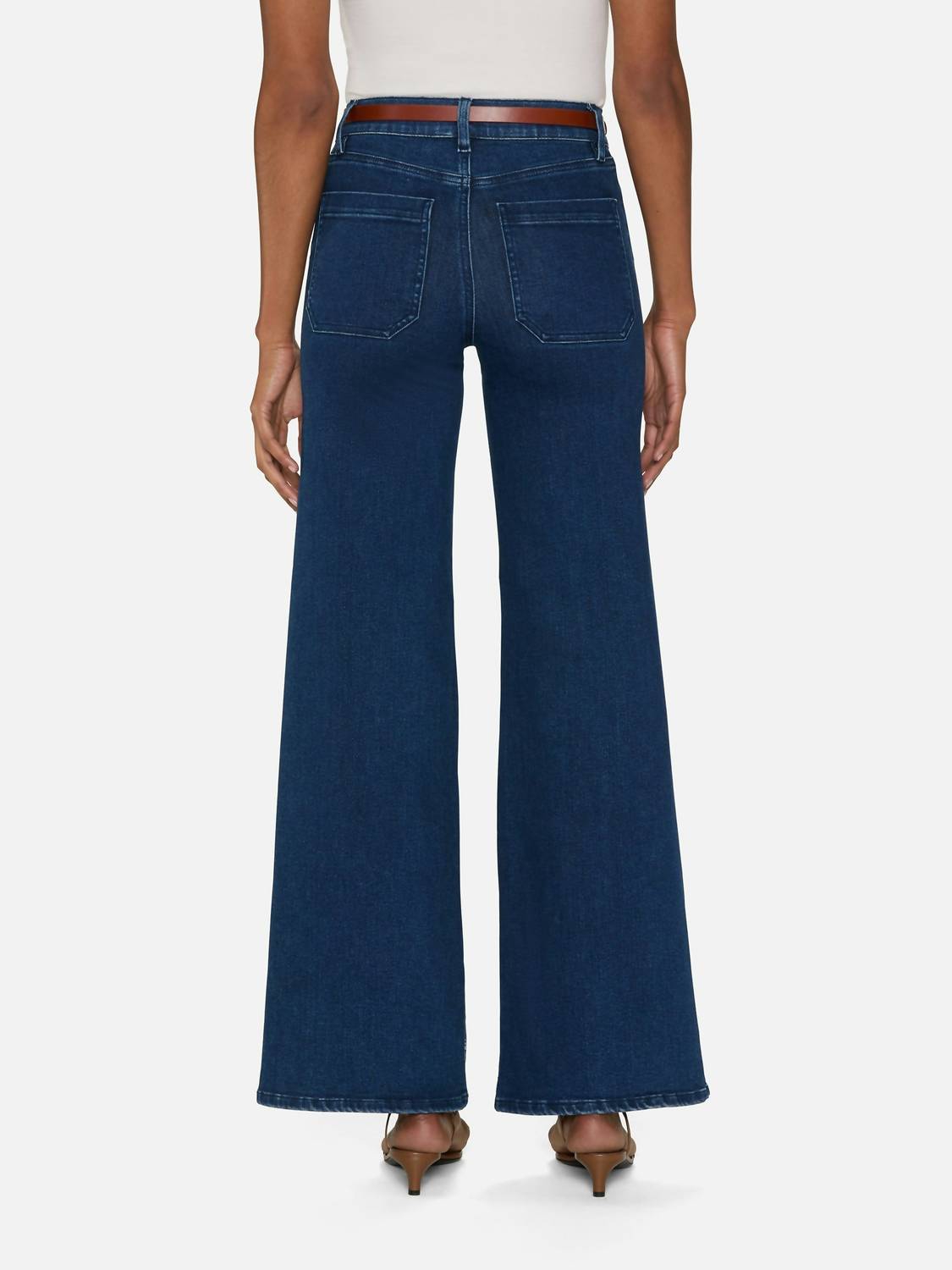 Frame - Le Slim High Rise Wide-leg Flare Pants