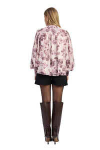 Jacquie The Label - Emily Long Bubble Sleeve Blouse