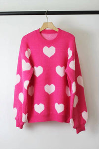 Esley Collection - Women's Heart Sweater