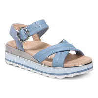VIONIC Women's Reyna Sandals in blue shadow - women's sandal