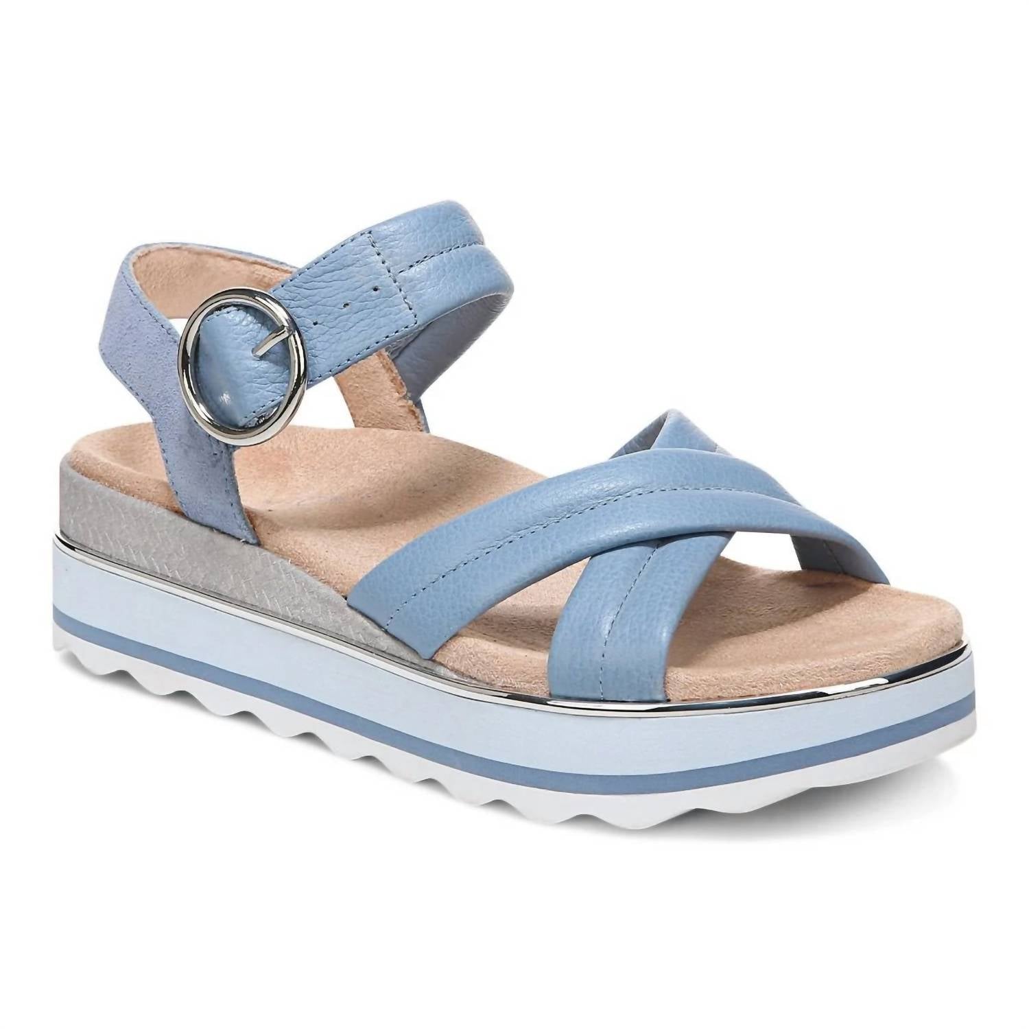 VIONIC Women's Reyna Sandals in blue shadow - women's sandal