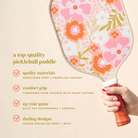 The Darling Effect - Floral Pickleball Paddle