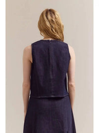 Grade & Gather - Noor Sleeveless Denim Top