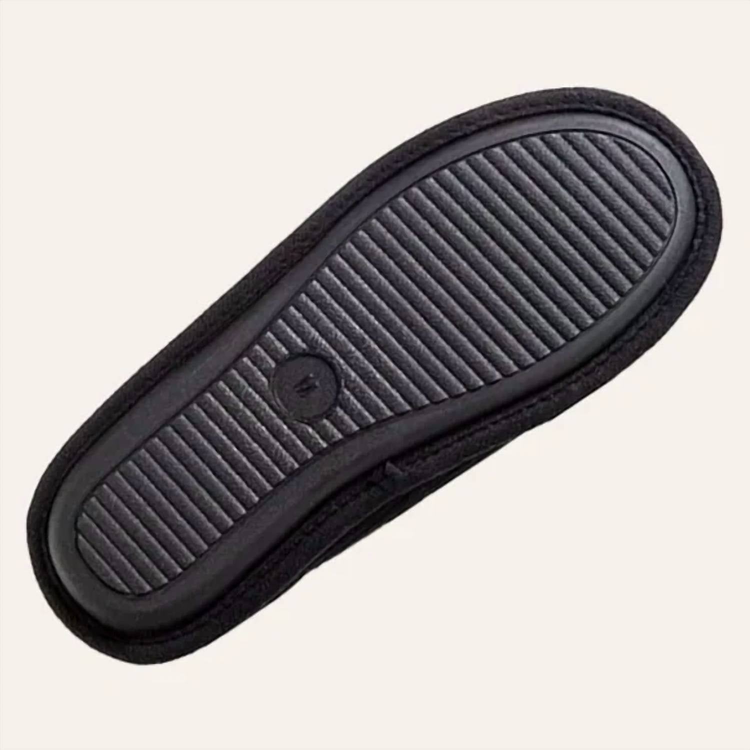Isotoner - Women's Fine Guage Rib Knit Scuff Slippers