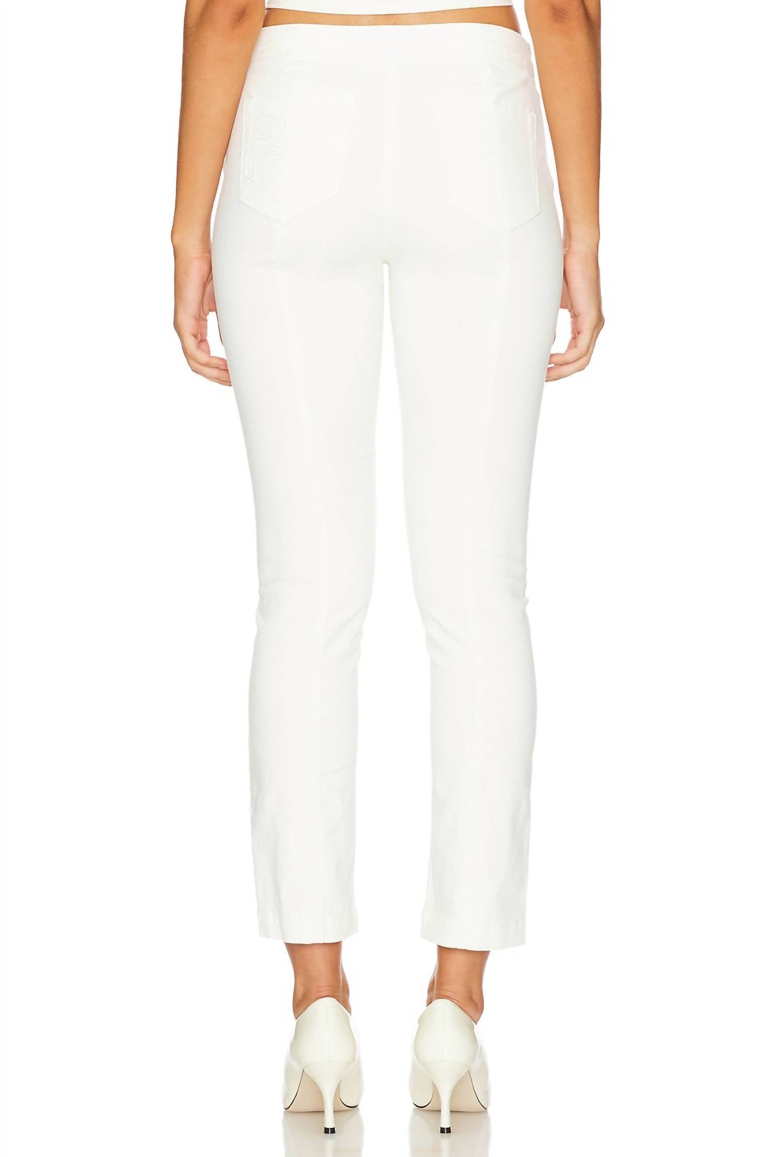 Loveshackfancy - Doro Lace Up Bow Pants