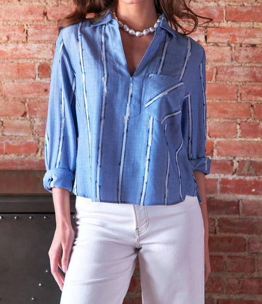 Finley - Ethnic Stripe Joni Popover Shirt