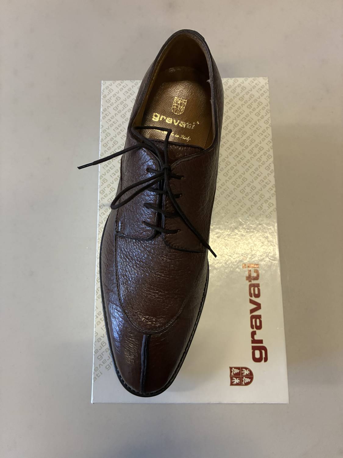 Gravati - Men's Leather Split-toe Derby Shoe