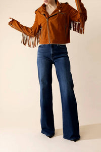 Jakett - Tina Fringe Leather Jacket