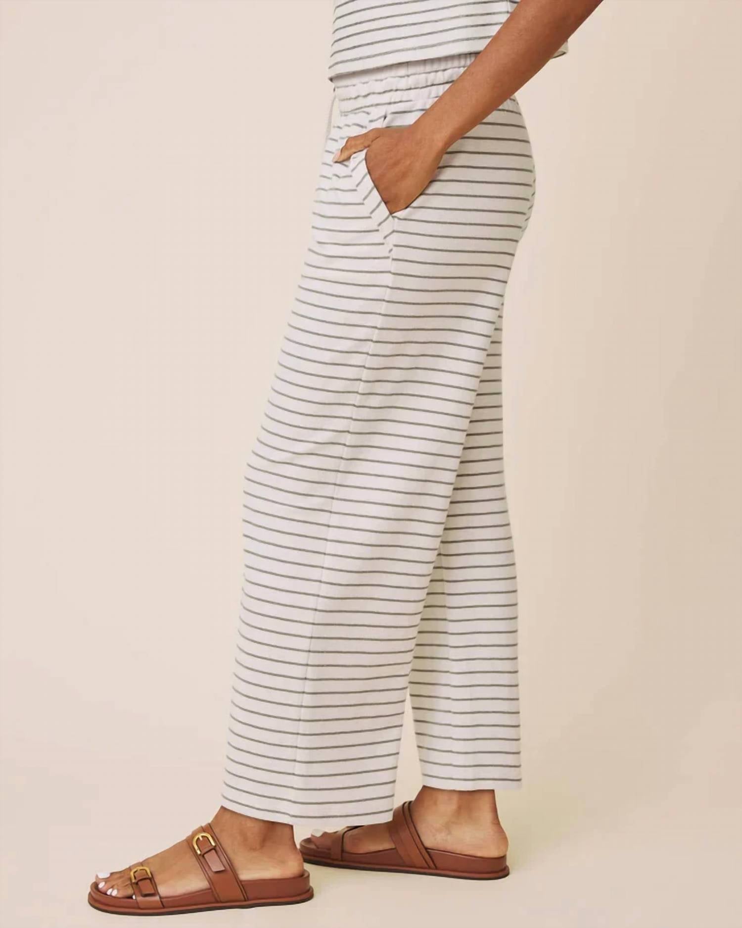 Splendid - Kennedy Stripe Wide Leg Pants