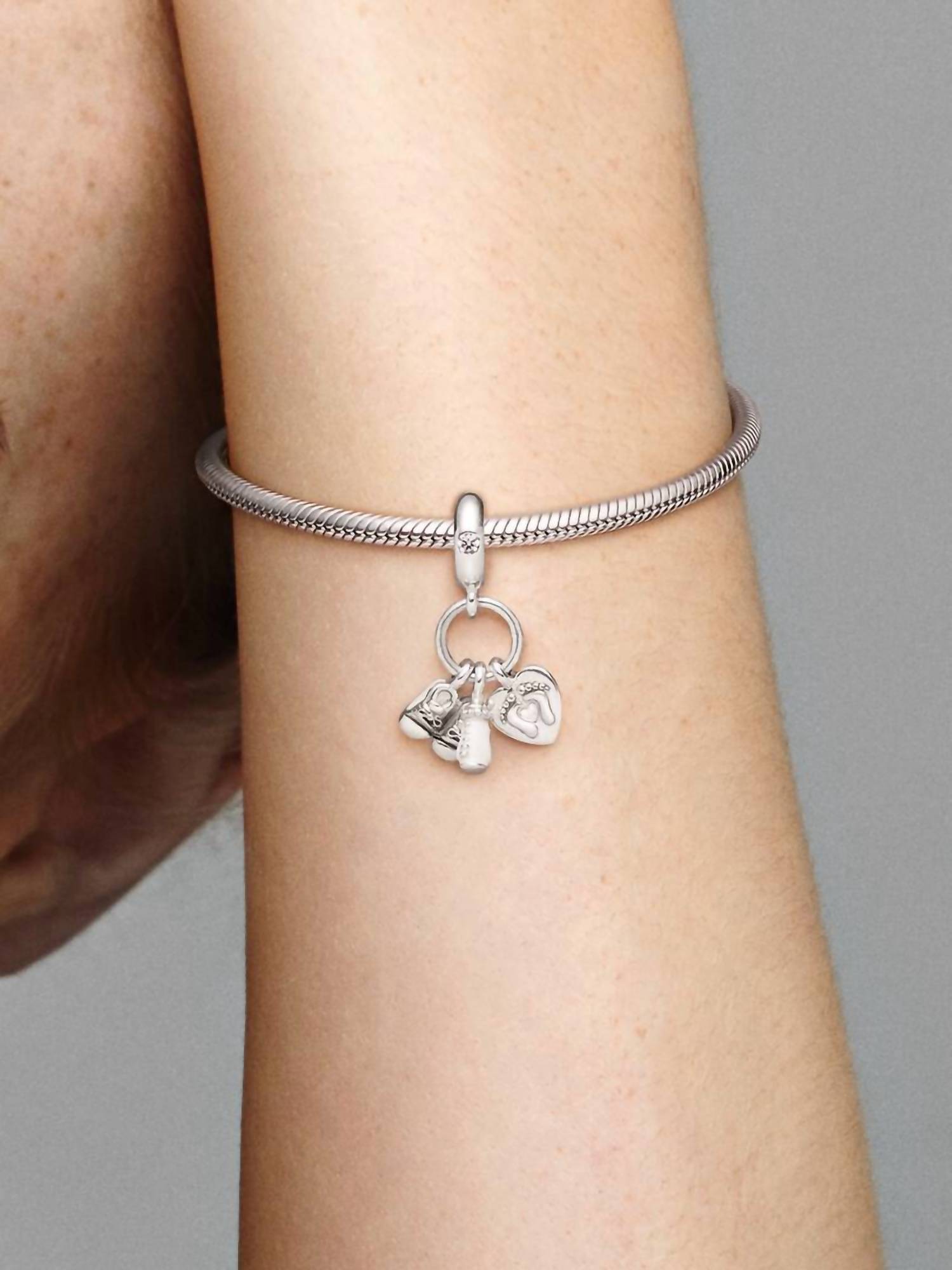 Pandora - Women's Baby Bottle And Shoes Dangle Charm