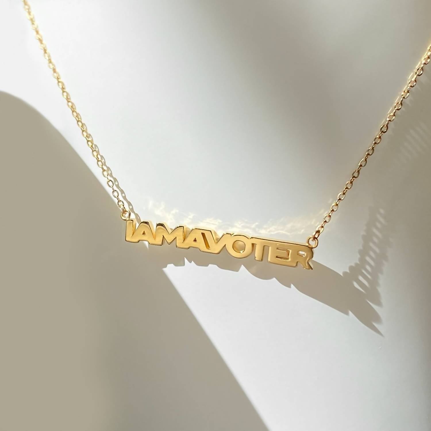 Thatch - Women's I Am A Voter Necklace