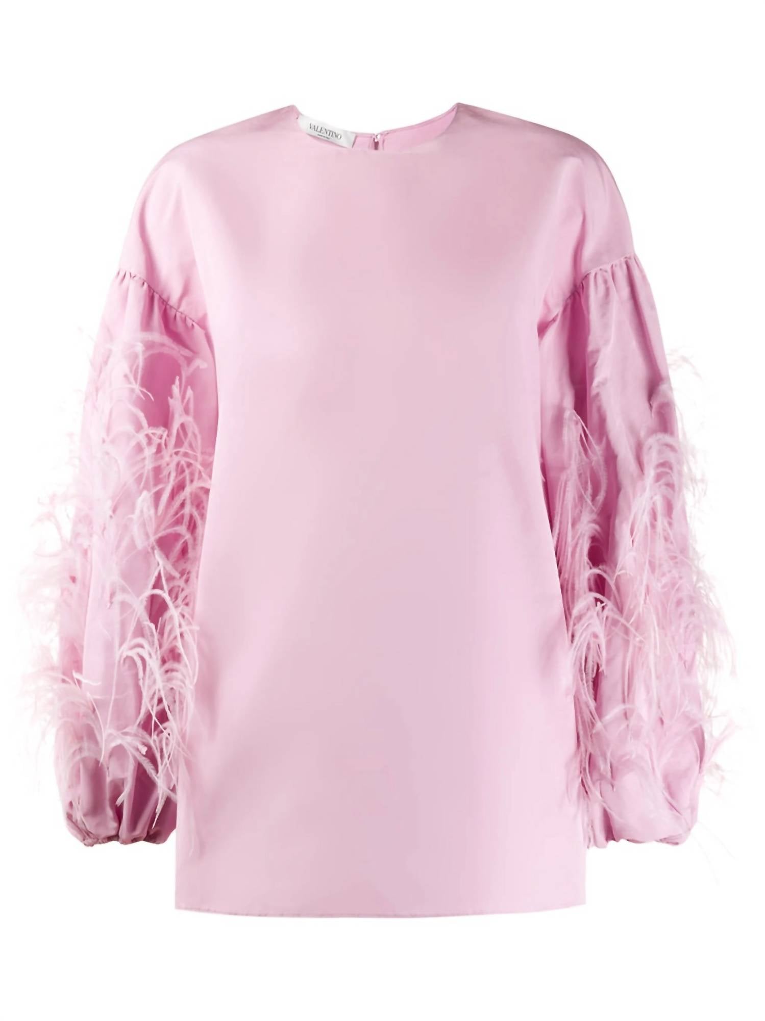 Valentino - Feather Sleeve Top