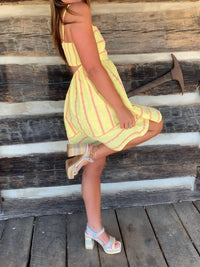 By Together - Striped Lemonade Mini Dress