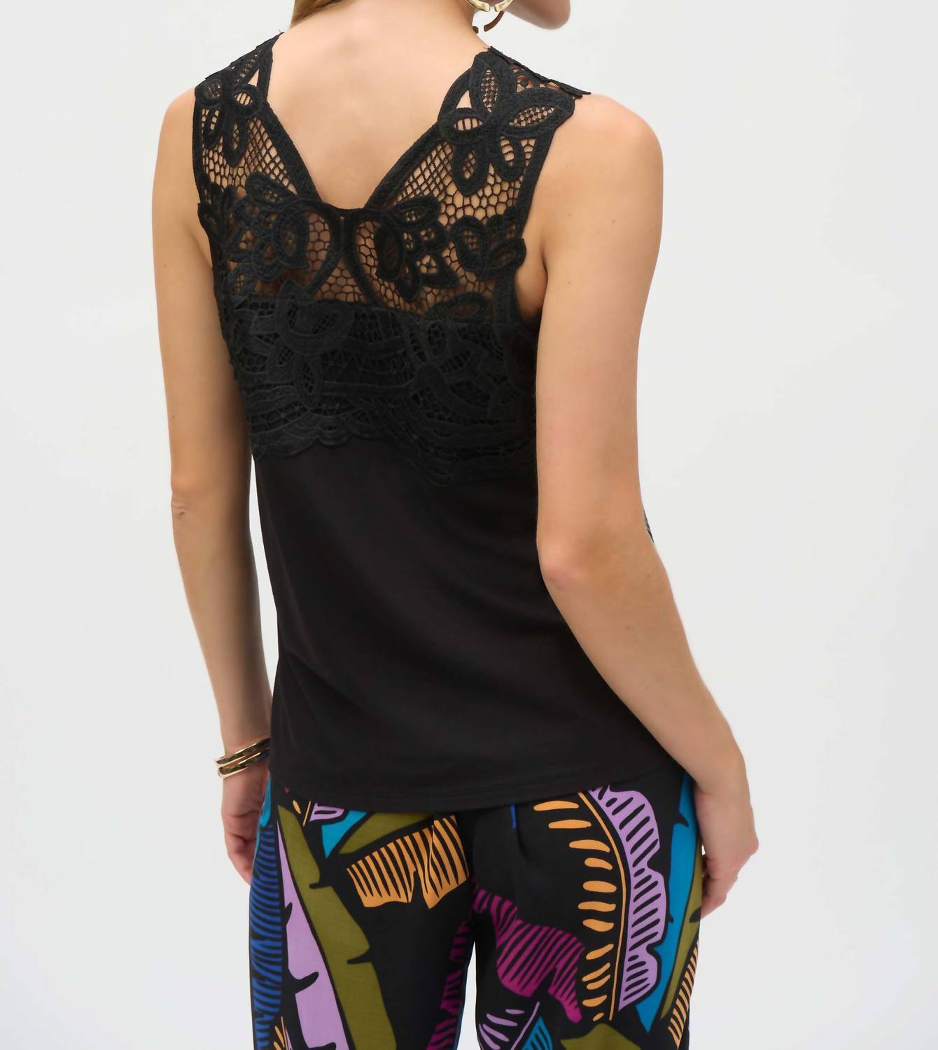 Joseph Ribkoff - V-neck Sleeveless Pullover Top