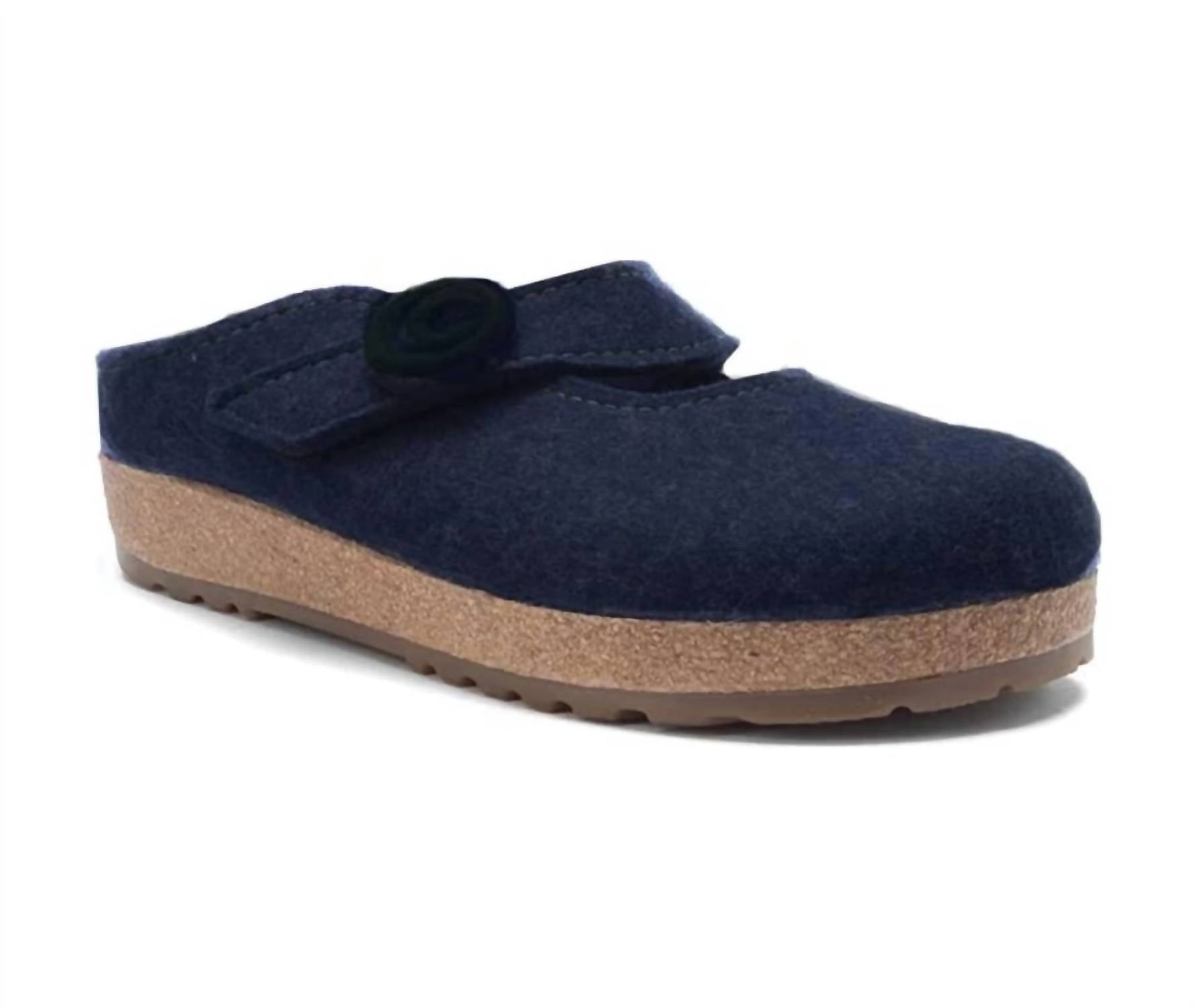 Haflinger - Women's Alice Strapped Boiled Wool Clog