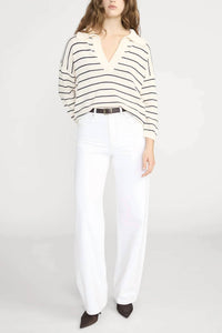 Frame - Striped Easy Pullover