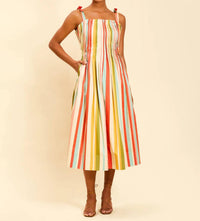 Mestiza New York - Anais Pintucked Midi Dress