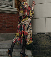 Market Of Stars - Friendship Love And Truth Long Duster Bamboo Kimono Robe
