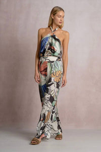 Elan - Elastic Botanical Pants