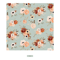 Kickee - Kid's Floral Zipper Footie