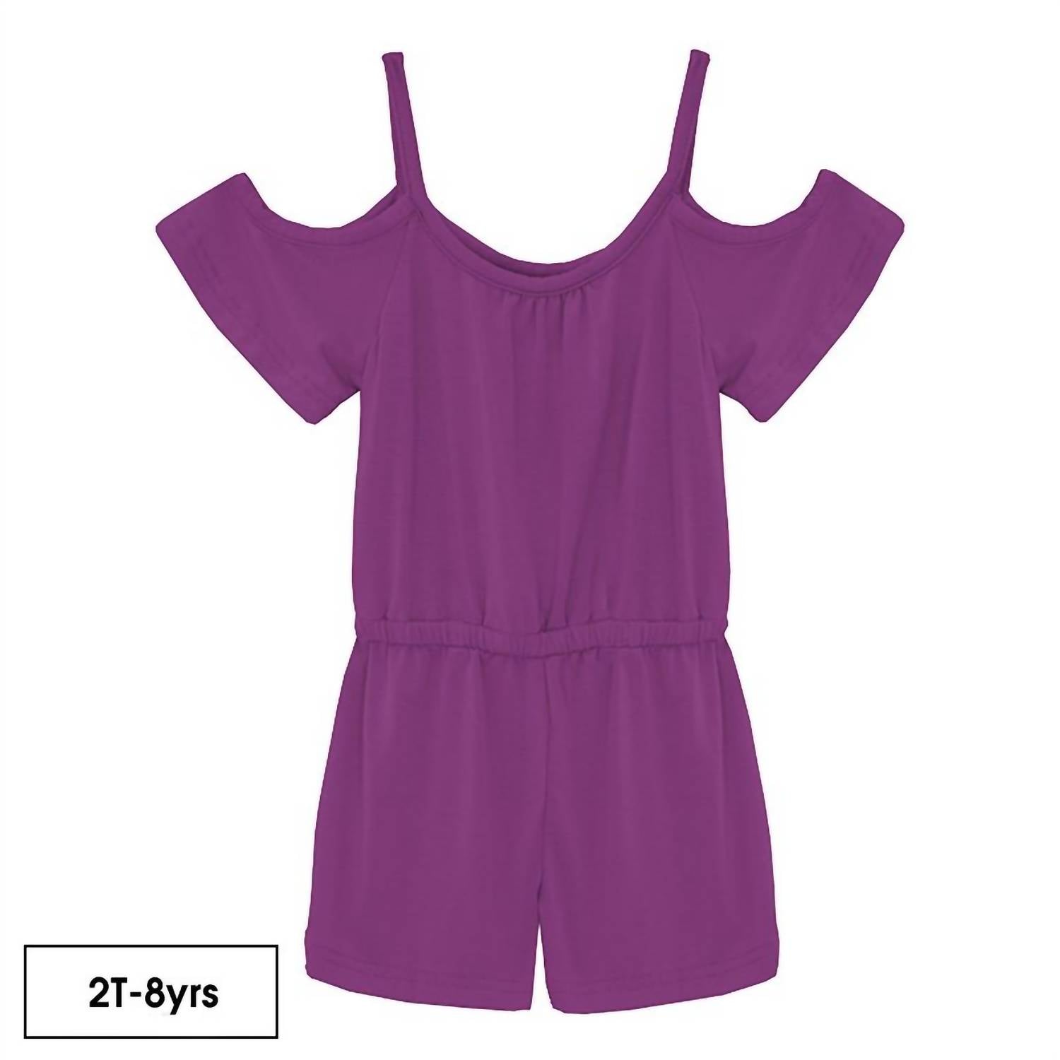 Kickee - Girls' Open-Shoulder Romper