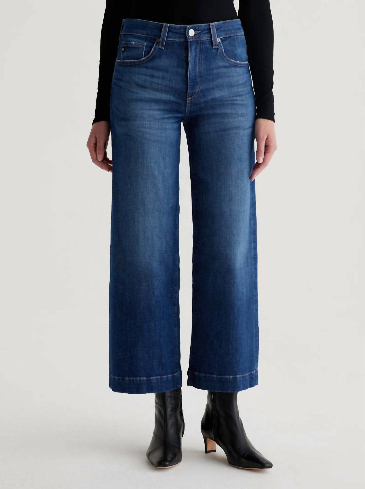 Ag Jeans - Saige Wide Leg Crop Jeans