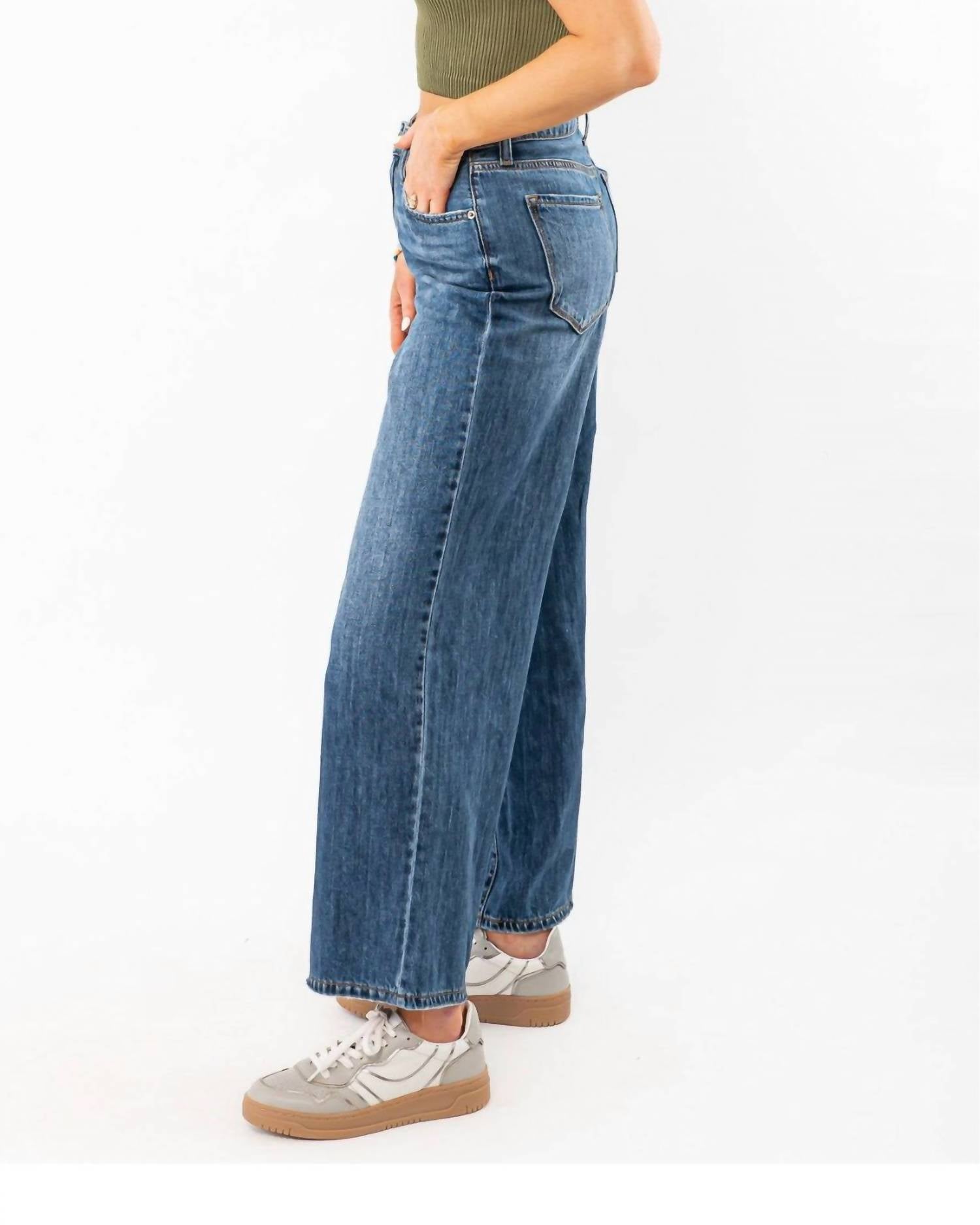 Cello - Tati Wide Leg Crop Denim