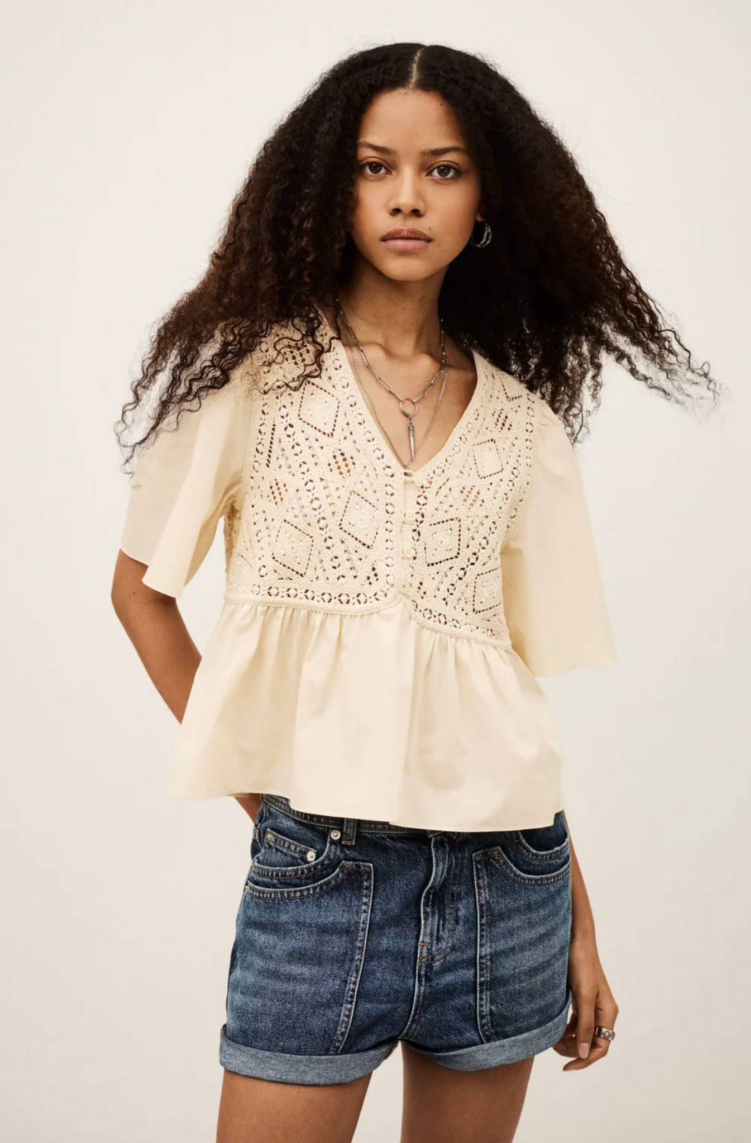 Ba&Sh - Salvi V Neck Blouse