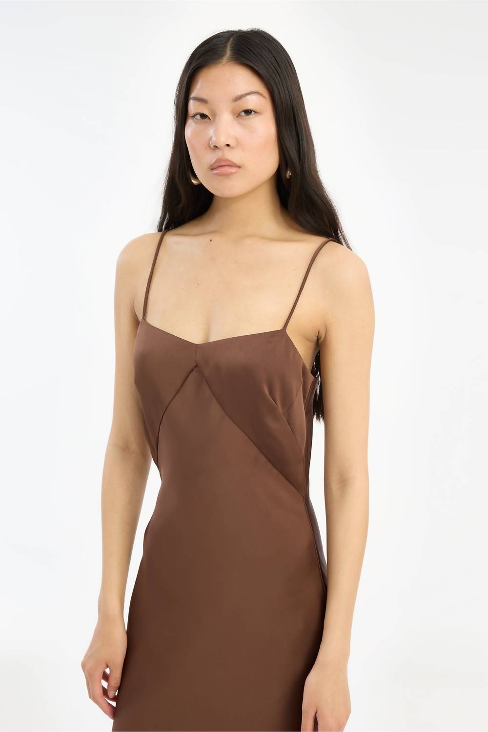 Rotate - Satin Maxi Slip Dress