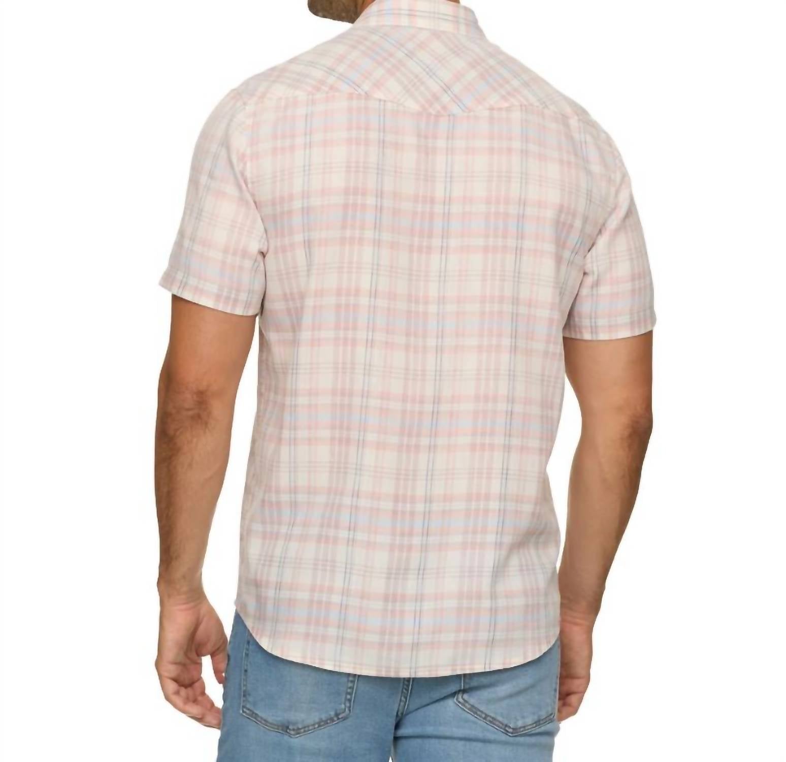 Flags & Anthem - Cedro Short Sleeve Burnout Western Shirt