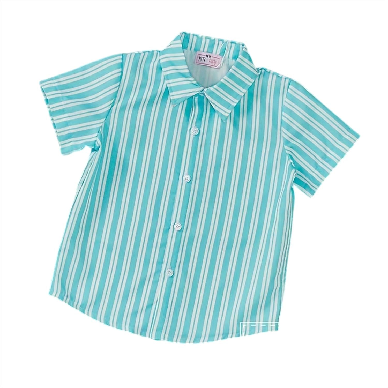 Pete + Lucy - Boys Romantic Floral Country Button Down Shirt