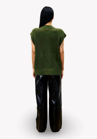 Frnch - Matcha Cardigan Vest