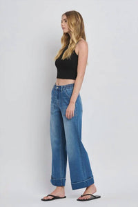 Vervet By Flying Monkey - High Rise Cuffed Baggy Jean