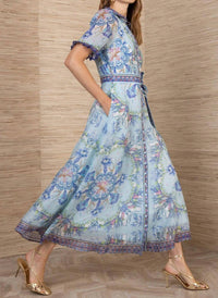 Hale Bob - Cosette Organza Maxi Dress