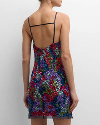 Sleeveless Sequin Mini Dress