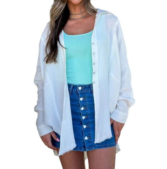 Mainstrip - Oversized Gauze Shirt